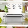 thumbnail image 2 of Stainless Steel Freezer Box for Home Use Silver Color with Sealed Storage 7.8x5.1x3.9 Inches, 2 of 8