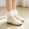 thumbnail image 4 of 5 Pack Girls Ruffle Socks Ruffle Lace Ankle Dress Princess Socks, 4 of 4