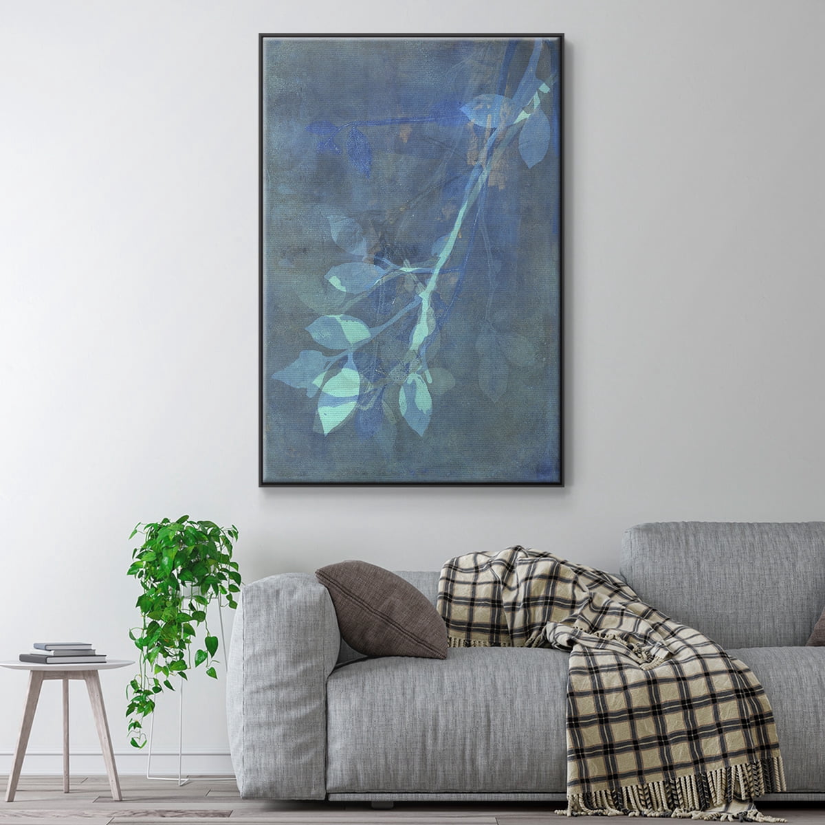 Branching Out VIII Framed Premium Gallery Wrapped Canvas - Ready to Hang - 17 x 25 - Black Floating Frame