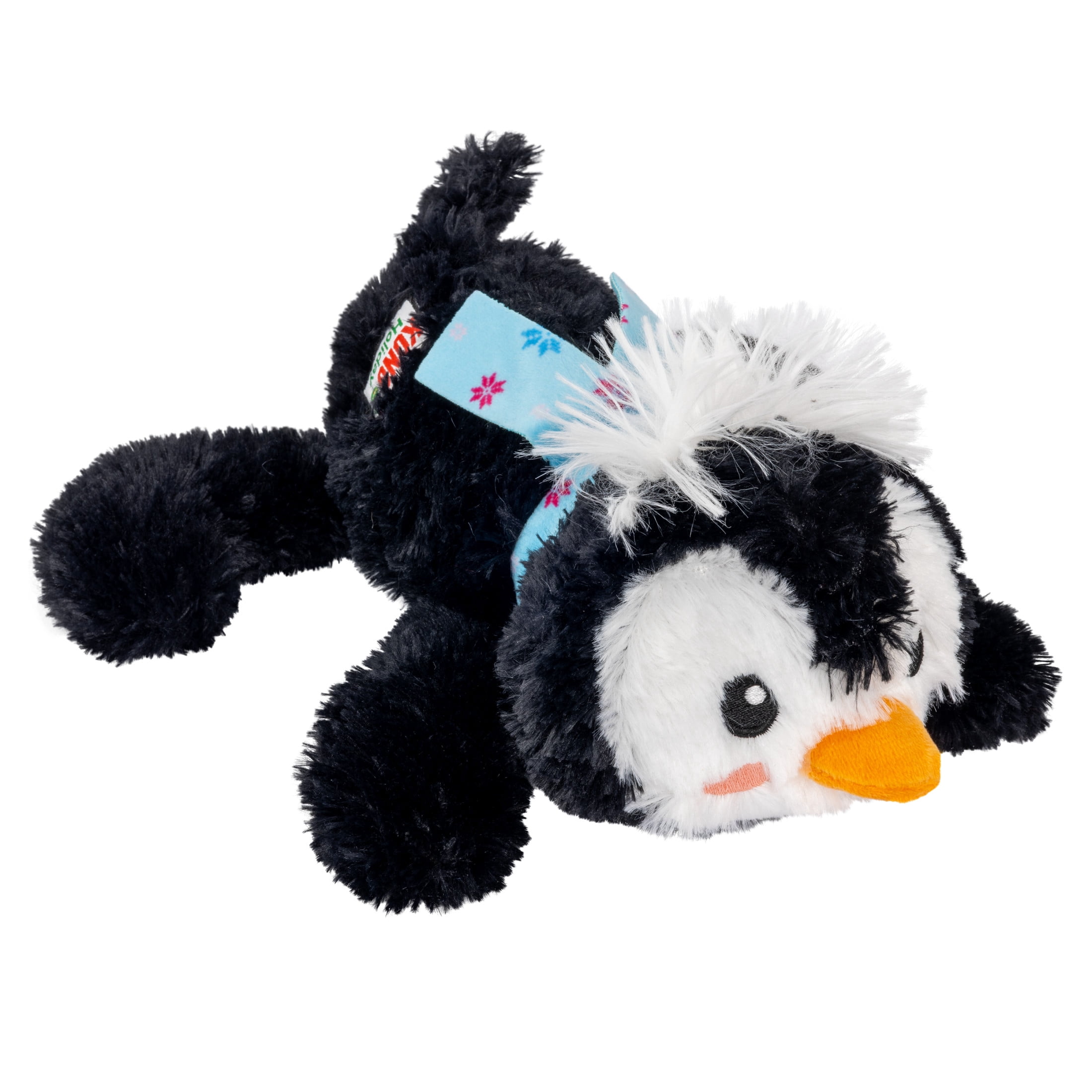 KONG® Holiday Cozie™ Dog Toy, Penguin, Black, Medium