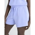 thumbnail image 5 of Scoop Women's and Women’s Plus New Scubaknit Seamed Shorts, Sizes XS-4X, 5 of 5