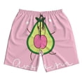 thumbnail image 5 of Goofa Cute Avocado Printed Mens Swim Trunks Summer Quick Dry Short Beach Swimwear Bathing Suits-3X-Large, 5 of 9