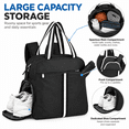 thumbnail image 2 of Pickleball Tote Bag for Women with Shoe Compartment, Fits 2 Paddles,PB02, 2 of 7