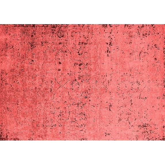 Ahgly Company Indoor Rectangle Oriental Red Industrial Area Rugs, 3' x 5'