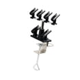 thumbnail image 4 of Soporte de aerógrafo Accesorios de aerógrafos suministros de fijación resistente, soporte de la estación de cepillo de aire portátil de aire Hold 6, 4 of 8
