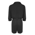 thumbnail image 6 of Bigersell Oversized Jumpsuits for Women Jumpsuit Women's Solid Color Short Sleeve Halter Jumpsuit Ladies Straight-Leg Jumpsuits, 6 of 6