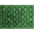 thumbnail image 1 of Ahgly Company Indoor Rectangle Oriental Emerald Green Industrial Area Rugs, 7' x 9', 1 of 1