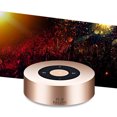 thumbnail image 4 of [Smart Touch] Altavoz Bluetooth A8 (3.ª generación) Mini altavoz premium en oro rosa con estuche impermeable portátil Micrófono AUX 6-10 h Música para iPhone Tablet Regalo para niña, 4 of 5