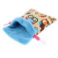 thumbnail image 4 of Cómoda y cálida bolsa de dormir suave para mascotas hurón ardilla Búho 1 Zulema Hamaca mascota hámster loro, 4 of 8
