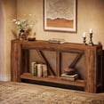 thumbnail image 2 of Tribesigns 2-Tier Console Table with Storage, 70.9" Narrow Long Entryway Table, Farmhouse Entry Sofa Table, 2 of 7