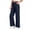 0_@Navy289, variant on Kiijoy Girls School Uniform Straight Leg Chino Trousers Casual Pants, Black, Sizes 5-6