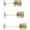 Gold plated, variant on Tealight Holders Glass Candleholders for Floating Table Centerpieces Home Party Wedding Table Decors