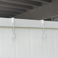 thumbnail image 5 of Washranp 6Pcs Fence Hooks,White Steel Hangers Pergola Patio Hooks for Indoor Gardening, 5 of 7