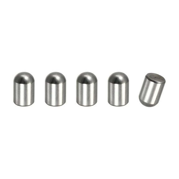 8x10mm Dowel Pins, 5pcs 304 Stainless Steel Round Head Flat Chamfered End Dowel Pin Bunk Bed Pins Shelf Pegs Support Shelves Fasten Elements