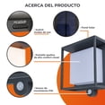 thumbnail image 5 of Lámpara Solar LED de Pared Luz Suave Cálida Sensor de Movimiento LED integrado, 5 of 5