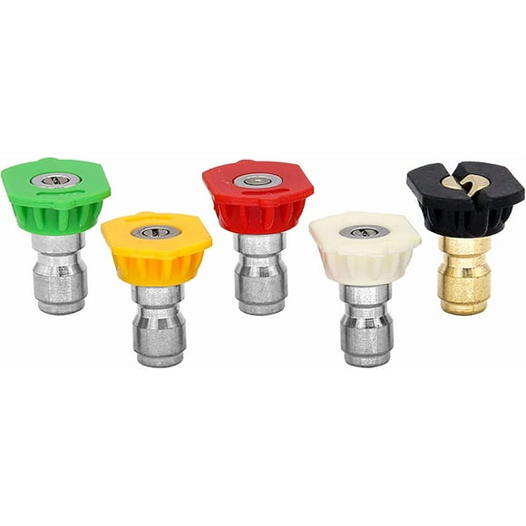 CUITING 2000 PSI Pressure Washer Nozzles, Replacement for Greenworks Cleaning 5201502, Compatible with all Greenworks Pressure Washers, 1/4-Inch Quick Connect, Set of 5