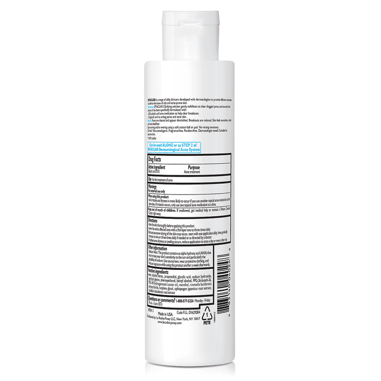 La Roche-Posay Effaclar Clarifying Solution Acne Toner, 6.76 fl oz photo 6