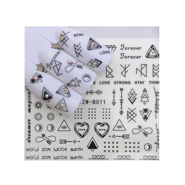 ziyahi Multi Pattern Cartoon Animal Dream Catcher Nails Art Sticker 3D Nail Wrap Sticker Tips DIY Manicura Stickers Tool