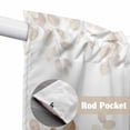 thumbnail image 4 of Eucalyptus Leaves Swag Curtains for Kitchen/Bedroom/Living Room, Spring Plants Country Yellow Scalloped Curtains 63 Inch Long, Rod Pocket Window Swag Topper Curtains Valances 2 Panels Set 36"x63", 4 of 8