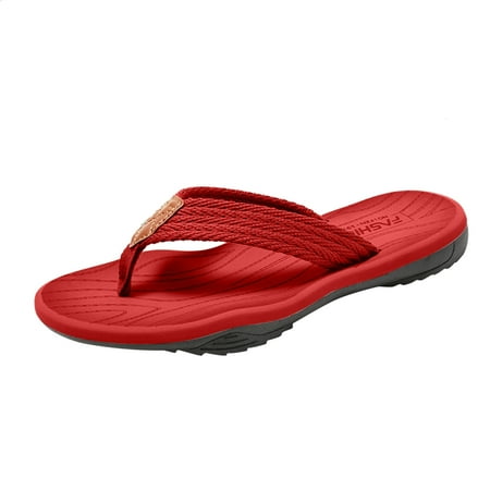 XDDST Mens Beach Sandals Women s Slippers Men s Slippers Flip Flops Summer Beach Sandals Flat Shoes