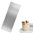 thumbnail image 1 of 1 Pc 8.6 Inch Stainless Steel Cake Scraper,Cake Metal Scraper for Baking,Sided Patterned Edge Smoother Scraper,Frosting Cake Modelling Scraper,Smoother Leveler Scraper for Cream Cake, 1 of 7