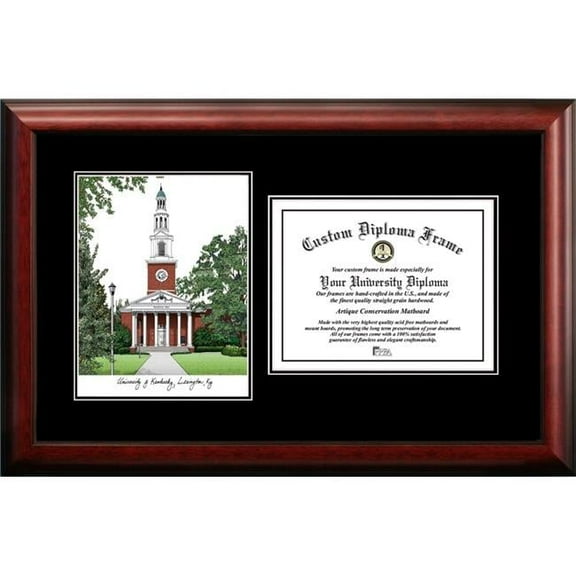 Campus Images KY998D-1185 8.5 x 11 in. University of Kentucky Diplomate Diploma Satin Mahogany Frame