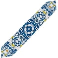 thumbnail image 2 of SKYSONIC Table Runner Portuguese Tiles Design Washable Table Cloth Runner for Holiday Home Wedding Table Top Decoration 13x90 Inches, 2 of 3