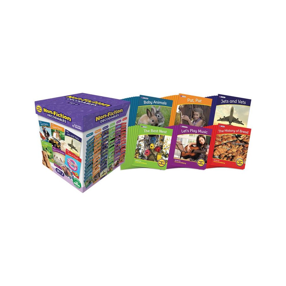 Junior Learning Letters & Sounds Set 2 Non-Fiction Educational Learning Boxed Set