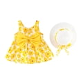 thumbnail image 3 of Ruyang Toddler Girls Sleeveless Dress Cotton Backless Flower Clothes Outwear UPF 50+ Sun Protection A Line Summer 𝐒undress, 3 of 8