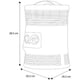 thumbnail image 3 of calefactor eléctrico termoventilador portátil 20 m2 negro circular, 3 of 7