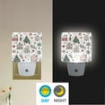 thumbnail image 2 of Yayeee LED Night Light for The Home Plug in With Light Sensors 2 Pack, White Nordic Christmas House, 2 of 6