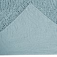 thumbnail image 5 of Better Trends 3 Piece Chenille Bedspread Set for Full/Double Bedspread 100% Cotton Lightweight Bedspread for all Season Wedding Ring Collection - Blue, 5 of 5