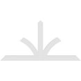 thumbnail image 4 of 96"W x 48"H x 2"D x 6"F, 12/12 Pitch, Richland Architectural Grade PVC Gable Bracket, 4 of 9