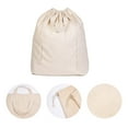thumbnail image 4 of Canvas Laundry Bags Extra Large Heavy Duty - 100% Cotton Laundry Bag with Straps, Handles and Drawstring - College Dorm Laundry Bag, 4 of 5