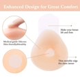 thumbnail image 3 of Couvre-mamelons pour Femmes en Silicone Invisible Rehausseur Collant Pâte pour Seins, 3 of 10