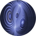 thumbnail image 1 of Ahgly Company Machine Washable Indoor Round Transitional Night Blue Area Rugs, 4' Round, 1 of 7