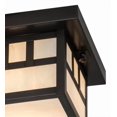 thumbnail image 2 of Meyda Tiffany 87230 Hyde Park Double Bar Mission 12" Wide Flush Mount Square Ceiling, 2 of 7