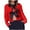 z1-Red, variant on Brglopf Womens Sequin Tops Elegant Gold Velvet Strap Bow Cut Out Dressy Shirts Long Sleeve Sparkly Glitter Party Blouse Top