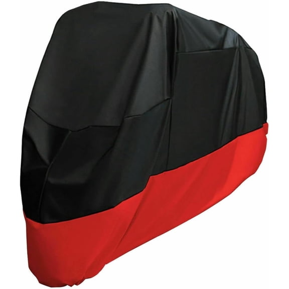 Motorcycle Cover All Season Waterproof for Harley Davidson Street Glide Touring Honda Suzuki Kawasaki Yamaha 116" Orange