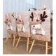 thumbnail image 5 of pstuiky Funda navideña para silla, tela con figura tridimensional, funda para respaldo de silla, funda para taburete, decoración europea y para el hogar, 5 of 5