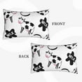 thumbnail image 4 of Bingfone Cute Cow And Milk Stains Standard Size Pillowcase, Long Staple Pure Cotton Envelope Closure Pillow Cover,14"X20", 4 of 9