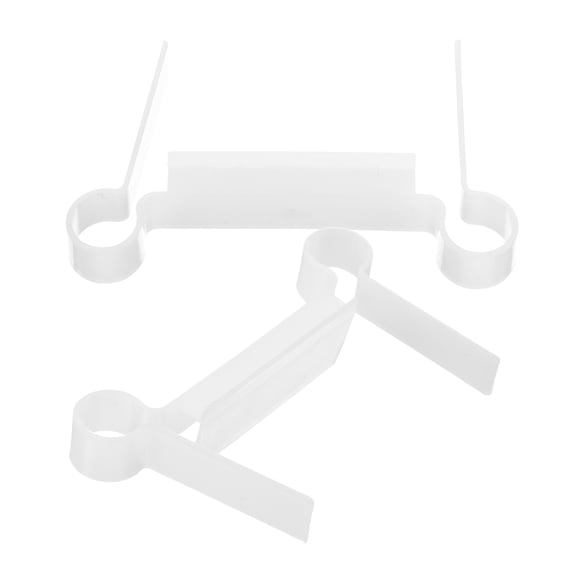 HEALEEP sliding shower door Shower Room Glass Clamp Gasket White 2pcs for General Users