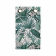 thumbnail image 1 of Hawaii Hanging Pocket Organizer, Exotic Summer Blooming Tropical Jungle Flowers and Leaves, Printed Polyester Storage Bag with Pockets, 9" x 16", Teal Seafoam, 1 of 2