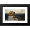 thumbnail image 2 of Alexander Rothaug 18x12 Black Modern Framed Museum Art Print Titled - Odysseus (Longing for Home) (Before 1924), 2 of 5