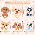 thumbnail image 4 of Serencatcher Puppy Dog Keychains Bulk, Dog Party Favors with 18Pcs Dog Keychians in 6 Styles for Pet Party Lets Pawty Goodie Bag Stuffer Kids Birthday School Carnival Rewards, 4 of 8