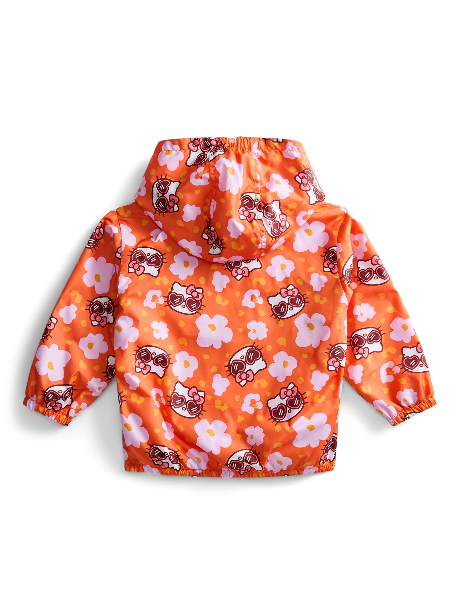 Character Toddler Girl Half- Zip Windbreaker with Hood, Sizes 2T-5T