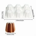 thumbnail image 5 of 6 Cavity Kitchen Silicone Dessert Molds Pastries Making Accessories Baking Moulds Suitable for Baking Chocolate Treats, 5 of 9