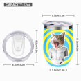 thumbnail image 2 of GZHJMY 1 Pcs Egg Cup, Cat and Body of Statue Collage 304 Stainless Steel Vacuum Insulated Cup, U-Shaped Red Wine Cup Eggshell Cup, 2 of 6