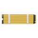 thumbnail image 1 of Radiador de calor del disipador de calor del disco duro de estado sólido M.2 para NGFF NVMe 2280 SSD (Oro), 1 of 4