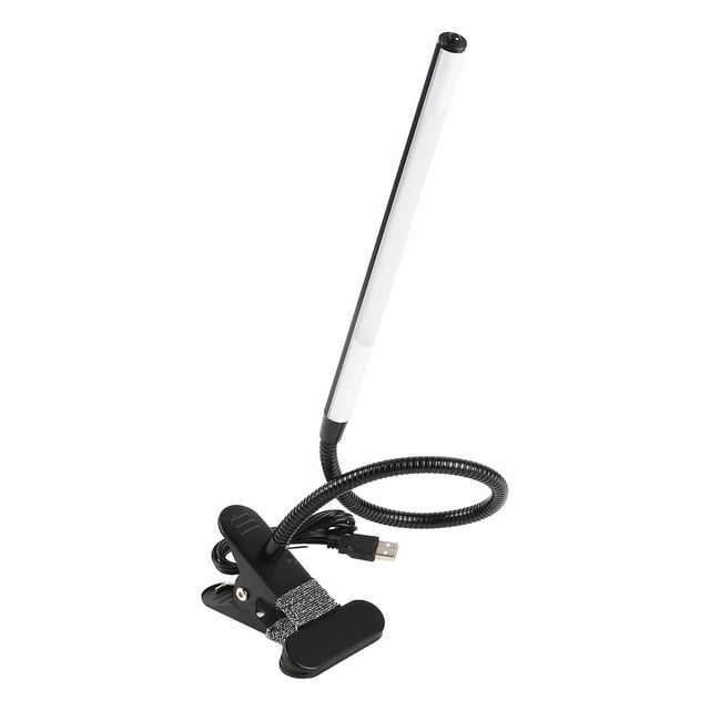 Lampe de Table Usb Portable Usb LED Clip Lampe de Table Réglable pour /manicure/maquillage Noir